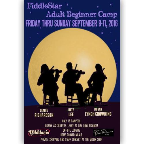 <p>Fall camps are starting to take shape! And you know how quickly these things sell out so start marking your calendars… Adult Beginner Fiddle Camp - registration opens May 1 at 9am Central. Play slowly, learn fabulous habits, feel empowered, not intimidated. #fiddlestar #fiddlecamp #fiddle @deanier @thenatelee  (at Fiddlestar)</p>