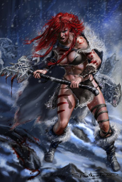 finest-cg-art:  Red Sonja by SBraithwaite 