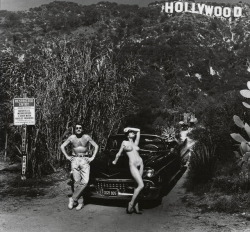 Helmut Newton & Barbara Edwards, Hollywood - 1987