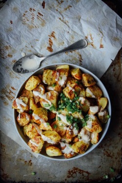 veganfoody:  Perfect Fluffy + Crispy Potatoes 