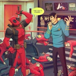 #deadpool #spock #marvel #marvelcomics #startrek