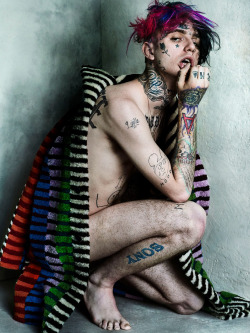 v-magazine: Lil Peep is photographed by Mario Testino and styled