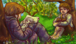 plimpysoup:  I was wondering where the drawing of Young!Bilbo