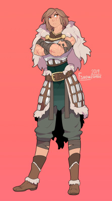 fsnowzombie: Armored Lady Monday A viking lady! i have nothing