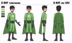 the-useless-medic:  X-Ray and Vav Character Turnarounds 