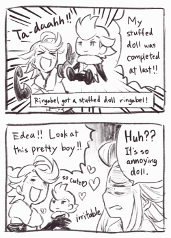 satokivi2:  A stuffed doll Ringabel was released!He is totally