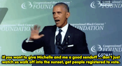 lumpyrug:  micdotcom:  Watch: President Obama redefines black