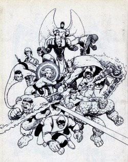 ungoliantschilde:  Frank Quitely ~ Silver-Age Marvel Comics PinUp!