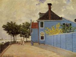 thesavagesgallery:  Claude Monet (1840-1926) The Blue House at