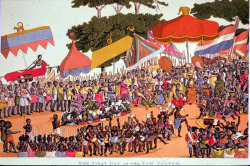 diasporicroots:  Ashanti Yam Ceremony Ghana 1817  Source: Mission