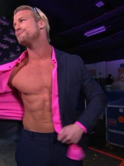 chocolate-berry23:  Oh you know Dolph showing off his abs in