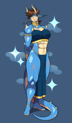 drakdrawings: here’s Nor wearing some Drach outfit