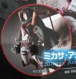 First look at Mikasa from next month’s Gekkan Shingeki no Kyojin!As