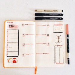 hannhstudies: oct 28 — new bujo! (finally)  ::spread for the