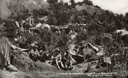 historicaltimes:   Indian bivvies at ANZAC Cove, Ottoman Empire