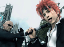 Reno and Rude FFVII Advent Children by Mowblack 