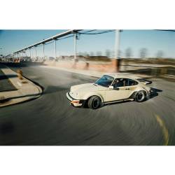 porscheartdaily:  Sliding Turbo Tuesday | Cr: @motorcarstudios