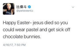 petepositivity:Happy Easter, Pete 