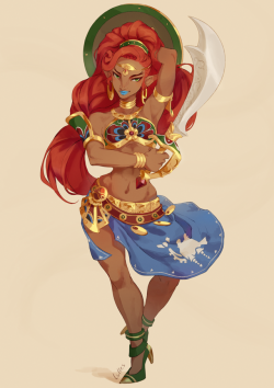 lulles: Urbosa, for this month’s patreon poll! <3