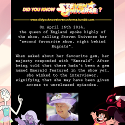 didyouknowstevenuniverse:    Source [x]   The queen of England