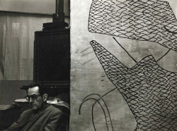 joeinct:Self-Portrait, Seated in Paris Studio, Photo by Man Ray,