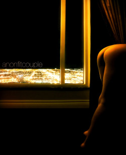 anonfitcouple:  Just enough light emanating from the city to