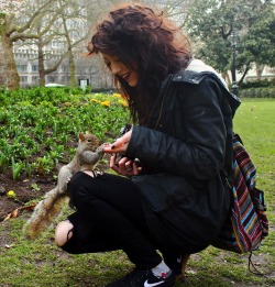 kvtiellis:  Squirrels in London are the cutest!