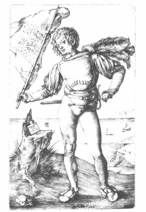 artist-durer:The banner swinger, 1500, Albrecht Durer