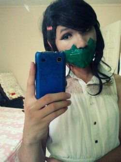 youtied:  Gagged Selfies Attention girls - it’s time to submit