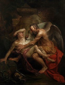 hadrian6:  Time Clipping the Wings of Love. 1761. Johann Zoffany.