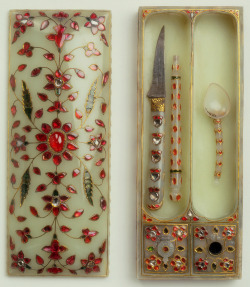 ufansius: Mughal Pen Box with Utensils - India, 17th century