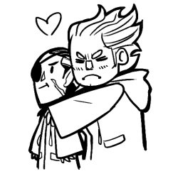 ask-the-stalwart-puzzler:  I really wanted to draw Lex hugs today.I