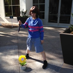 One more picture from the photo shoot! No-Mercy Run Frisk and