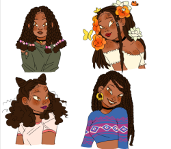 grimelia:  Alternative hairstyles of my OC Esther!!