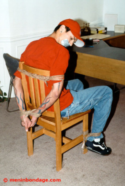 asicswrestoneweb:CHAIR TIED IN SKATER SNEAKERS: Assorted guys