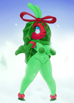 dibujosv12: almost cristmas @screwroot oc  Good work, V12.