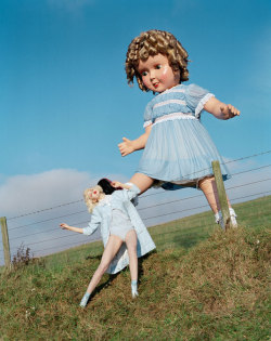 verycommonmag:  Giant Doll Kicks Lindsey Wixson, Eglingham Hall,