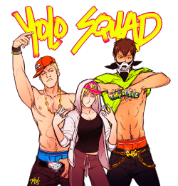 wasabu:  I LOVE HOW THUG THESE THREE CAN BE! ENJOY THEM IN ALL