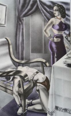 pittprickel:Paris 1930s #femdom #vintagebdsm #humiliation  #submissivemale