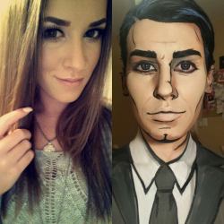 nico1e1u:  Girl turns herself into Sterling Archer