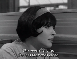 undercoverlab:  Anna Karina as Nana in Vivre Sa Vie, 1962 