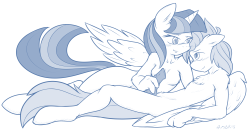 needs-more-plot:  My first NSFW commission, actually. Twilicorn