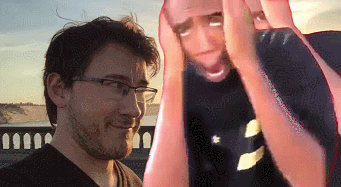 markipliergamegifs:  Oh you know, just a normal leisurely walk, nothing strange at all~  Markiplier Walks Down The Street 