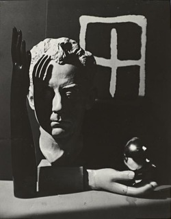 magictransistor:  Man Ray; Self portrait, Still life with rayograph