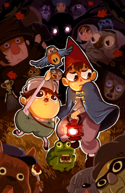 scrotumnose:  i rushed out an OVER THE GARDEN WALL piece before