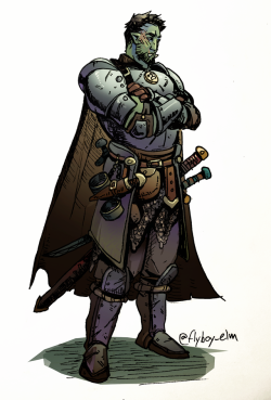 flyboyelm: My half orc paladin of Tyr is becoming more and more