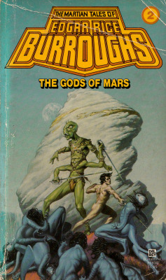 The Gods of Mars, by Edgar Rice Burroughs (Del Rey, 1981), From a charity shop in Nottingham.