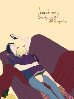 phantomhives-bae:  Afternoon cuddles.source