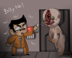 monodes:  some markiplier/scp fanart! this took me hours and