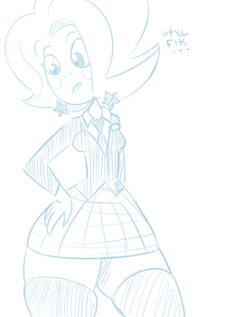 grimphantom2:  themanwithnobats:  grimphantom2:  themanwithnobats:  quick sketch on/co/ about school  uniforms Willow- A Kind of Magic  Wow. i’m surprise it fits her……you think you’ll see her panties XD, i do question the back, i know she can’t